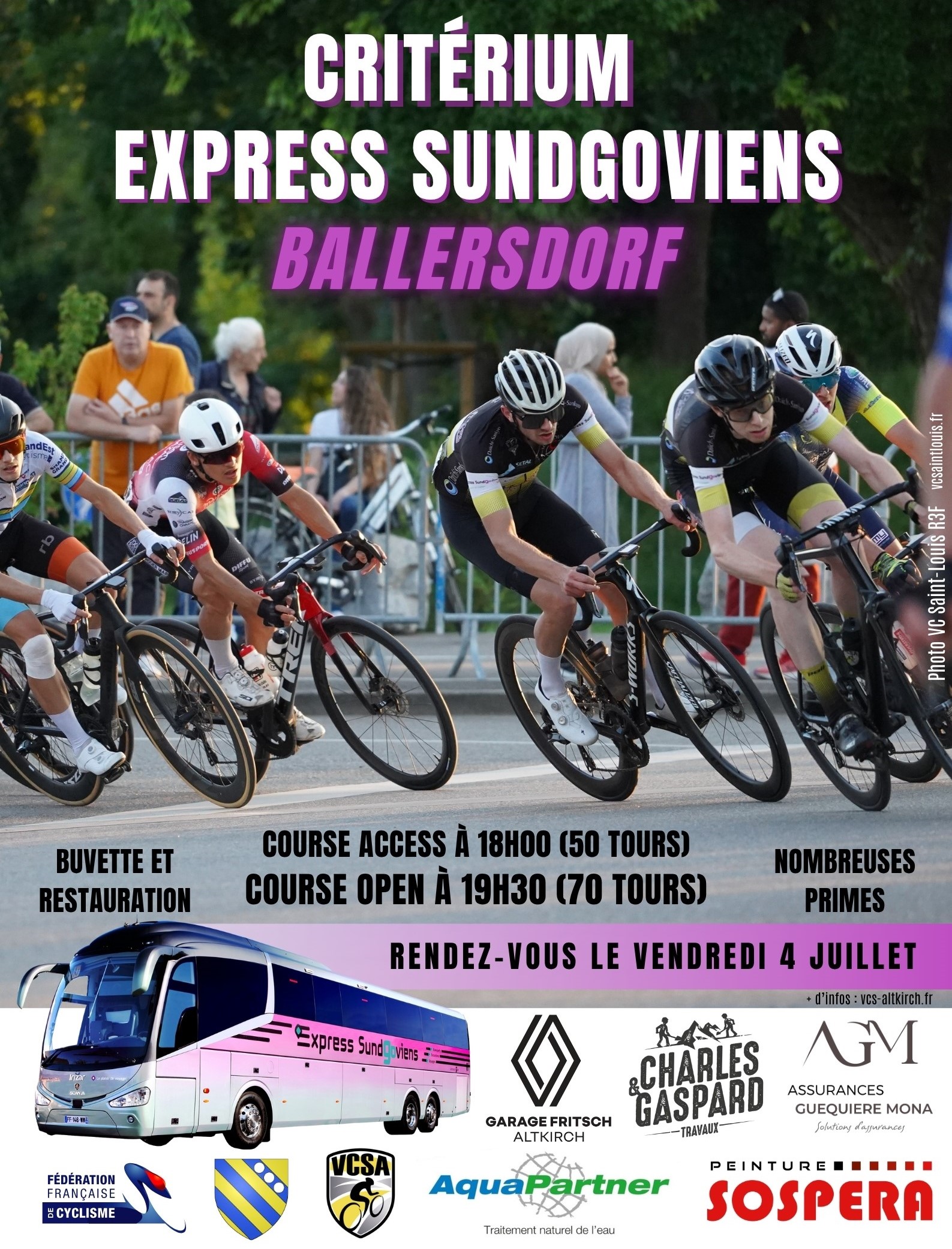 Affiche Critérium Affiche Criterium Ballersdorf