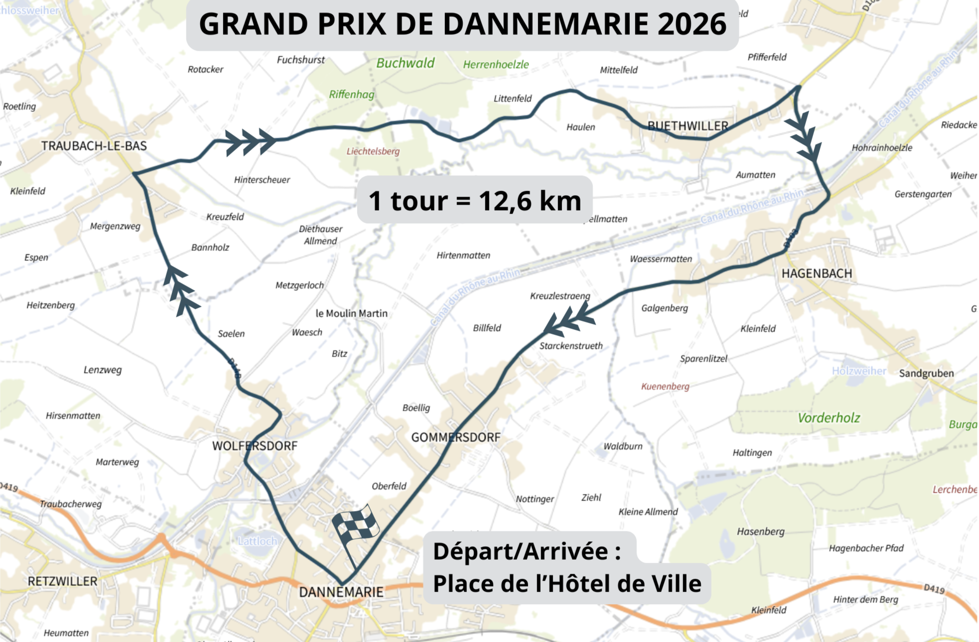 Parcours GP de Dannemarie